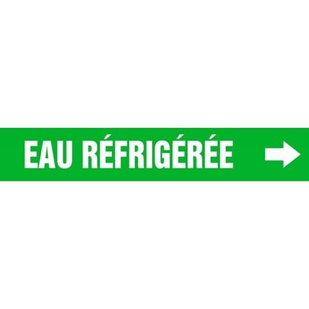 Accuform FRENCH PIPE MARKER EAU RFRIGRE CRPK606STF CRPK606STF